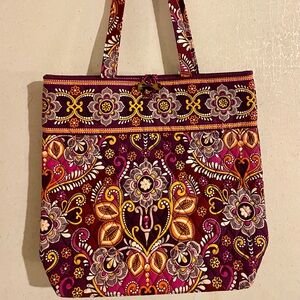 Vera Bradley Toggle Tote Bag - Multicolor. New . Beautiful older pattern.